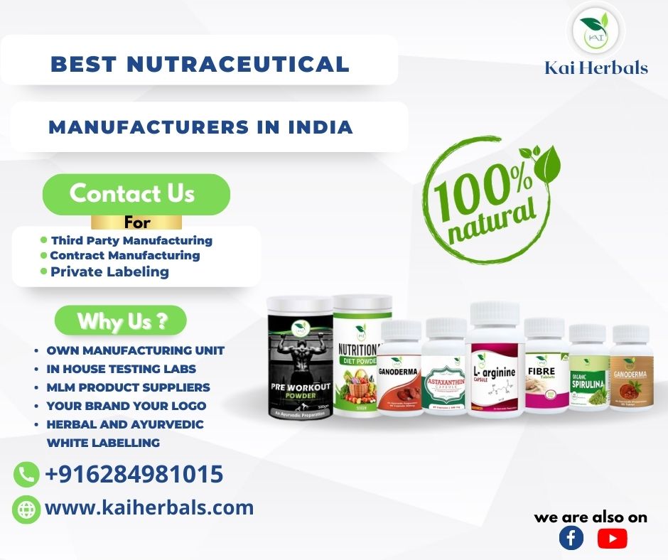 Best Nutraceutical Manufacturers in India
