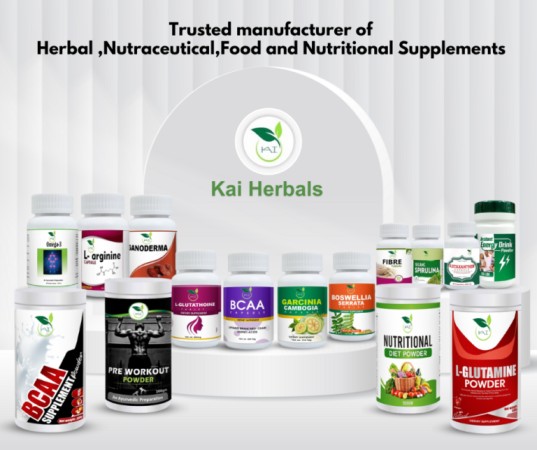 Leading manufacturer of herbal , nutraceuticl , food and nutrition supplements , gym supplemnets in India | Kai Herbals