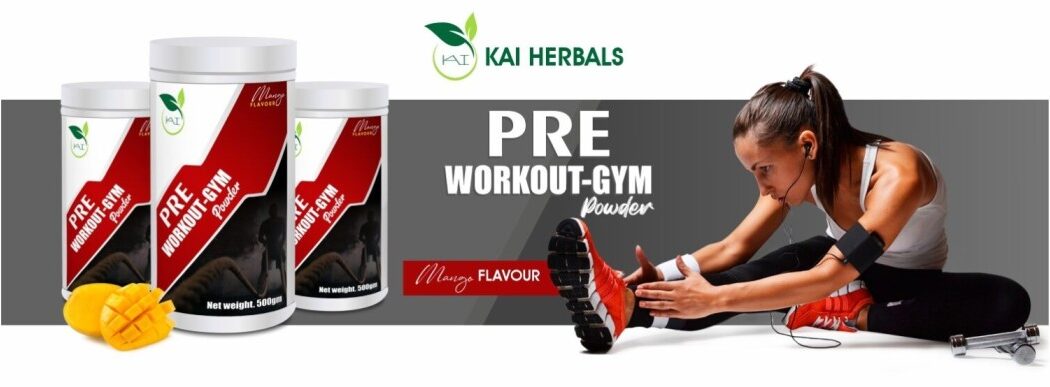 Kai Herbals pre workout gym powder