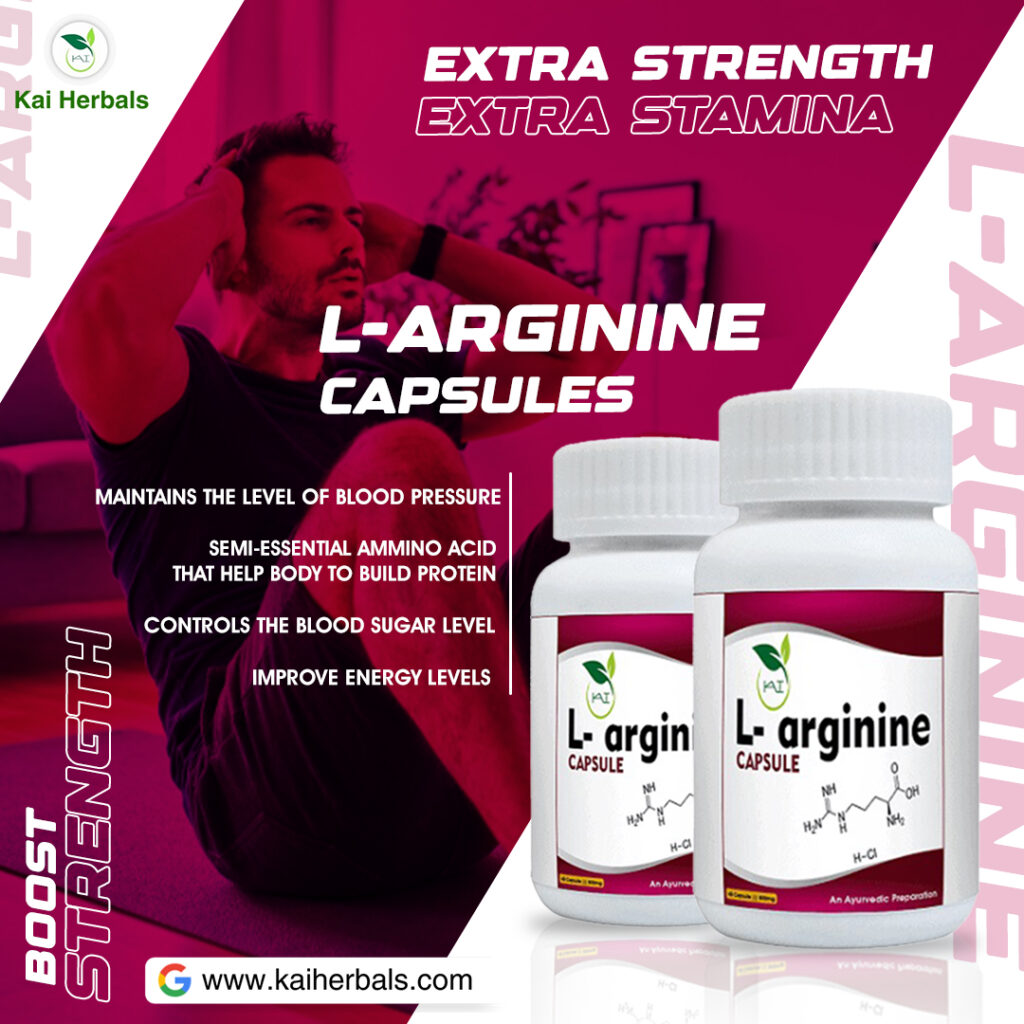 Kai Herbals L- Arginine Capsules | Kai Herbals