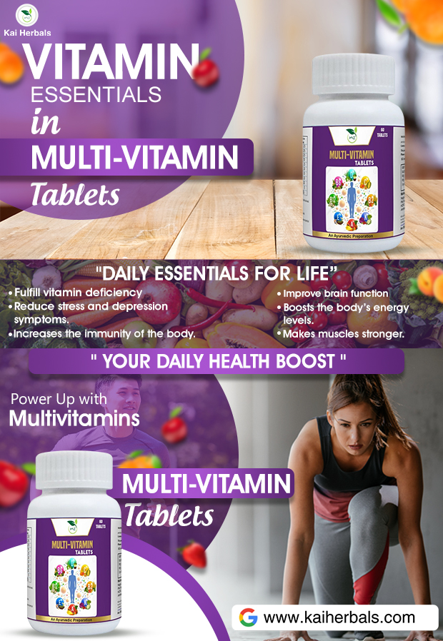 Kai Herbals Multi-vitamin tablets | Kai Herbals