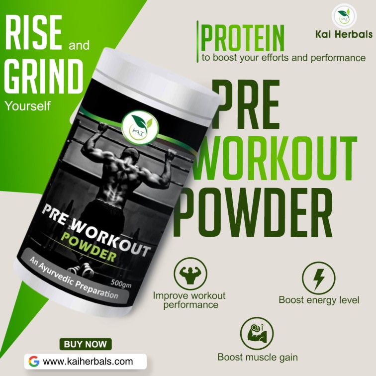 Kai Herbals Pre Workout gym powder