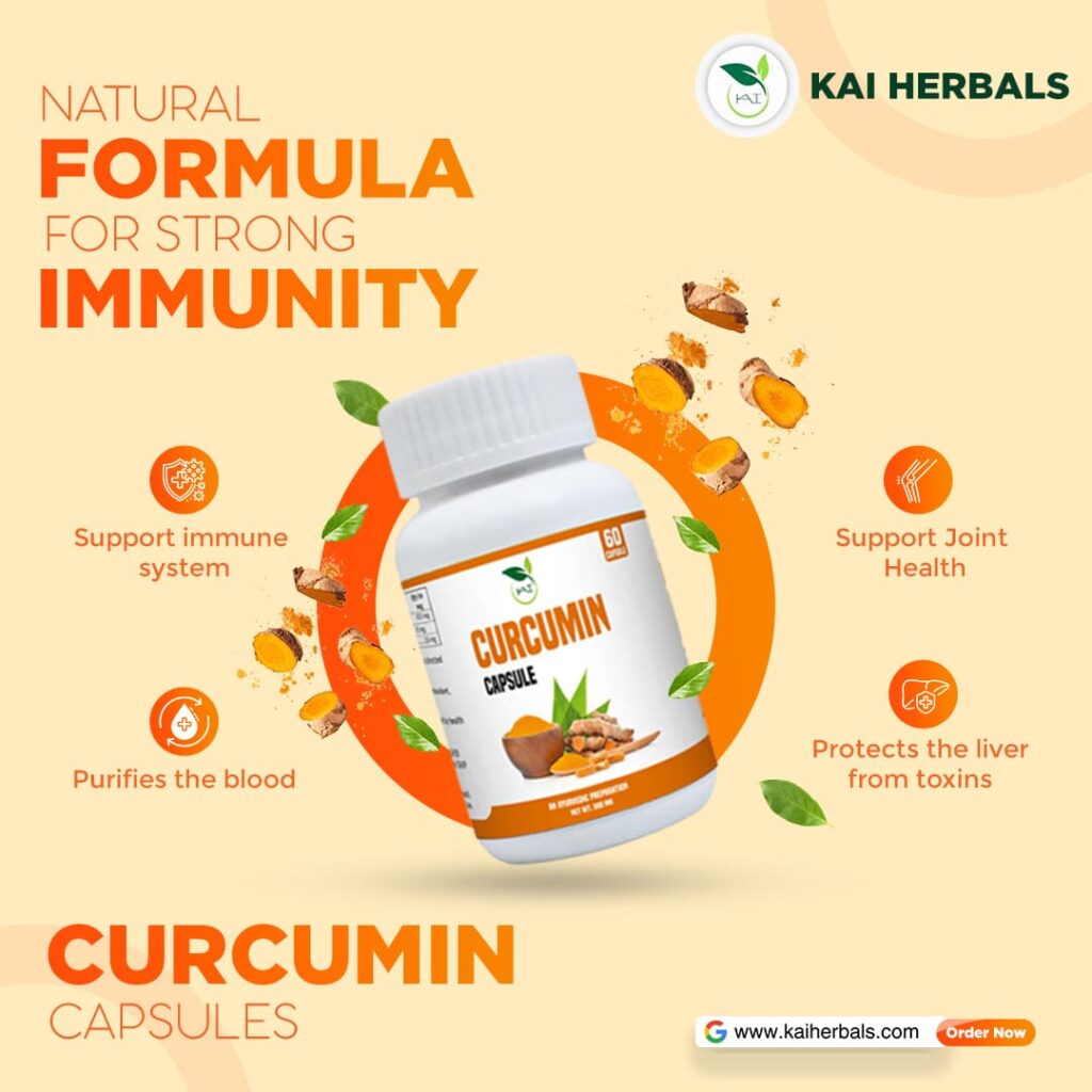 Kai Herbals Curcumin Capsules | Kai Herbals